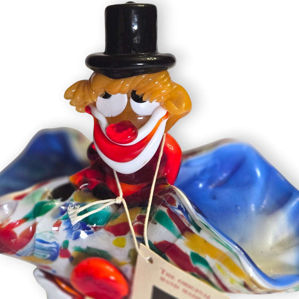 Fratelli Pitau Vintage Multicolour Murano Clown - Multi